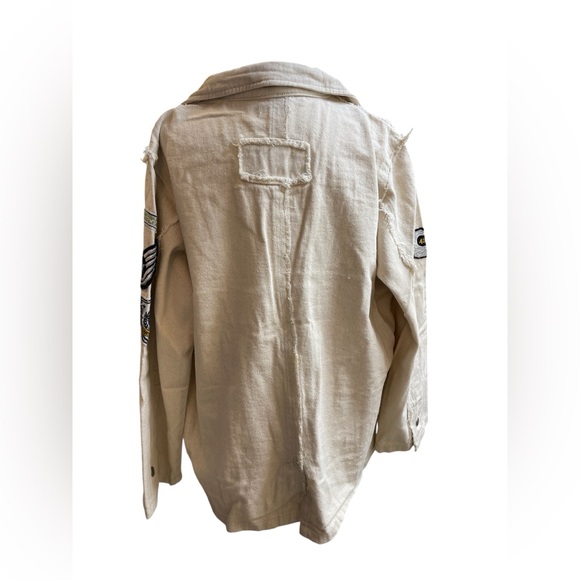 Last 1! POL Cream California Shacket - Picture 3 of 3